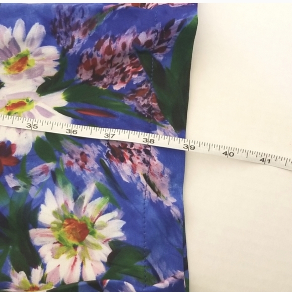 NWT Alexia Admor Wrap Dress ruffle sleeves blue size 2x - Picture 9 of 9